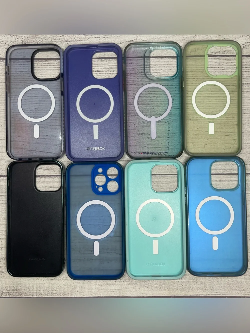 Lot Of 8 iphone 12 Pro Max Cell Phone Cases USED